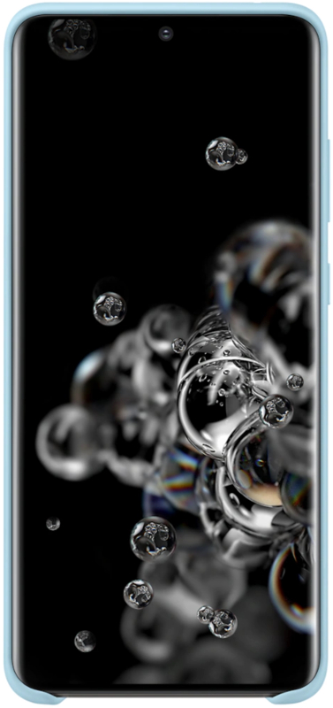 Samsung Protectie pentru spate Silicon Sky Blue pentru Galaxy S20 Ultra/S20 Ultra 5G