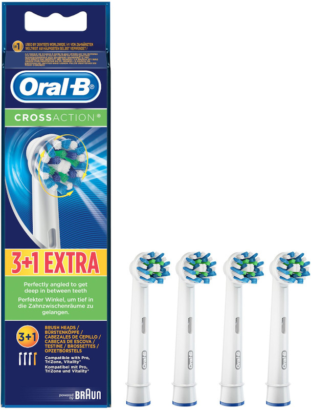 Oral-B Rezerva periuta electrica Cross Action EB50 3+1 buc
