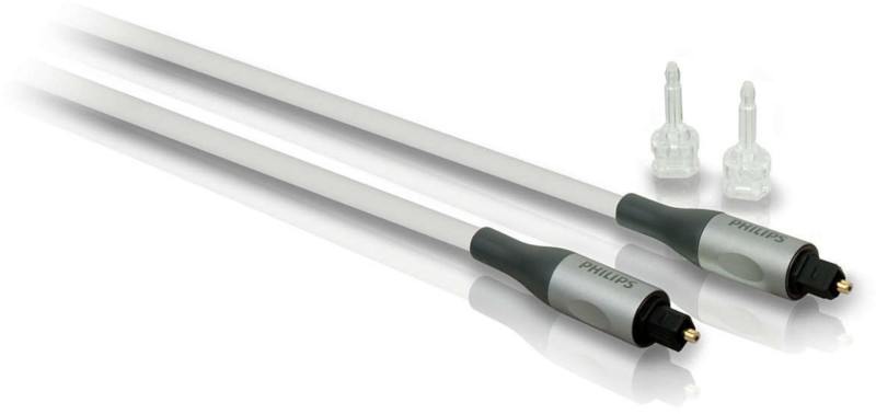 Cablu audio Philips SWA3302S S/PDIF Optic Male - S/PDIF Optic Male, 1.5m, argintiu