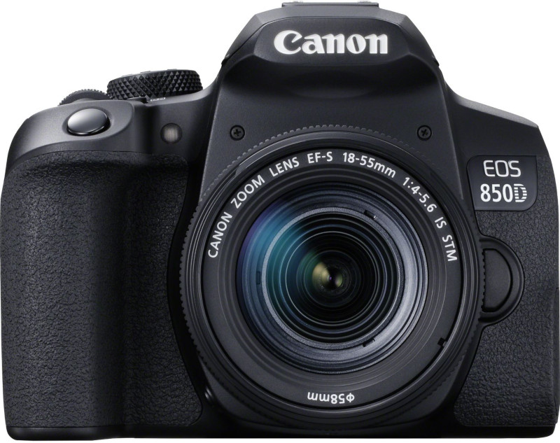 Aparat foto Canon EOS 850D Black + obiectiv EF-S 18-55mm f/3.5-5.6 IS STM Canon imagine noua idaho.ro