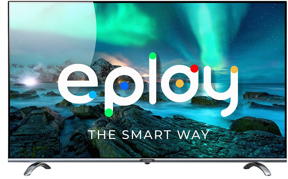 Televizor LED Allview Smart TV Android 32ePlay6100-H/1 Seria ePlay6100-H/1 81cm argintiu-negru HD Ready