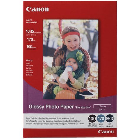 Hartie Canon GP-501 Photo Paper Glossy 10x15 cm (4x6 inch) 10 coli