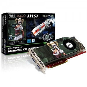 MSI GeForce GTX 260 OC 896MB DDR3 448-bit Batman game