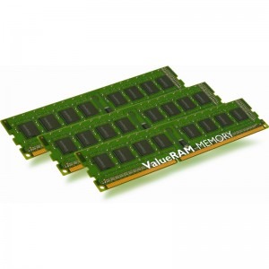 Kingston ValueRAM 6GB DDR3 1333MHz CL9 Triple Channel Kit