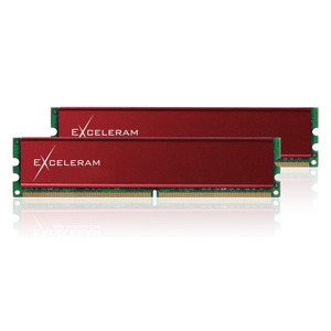 Exceleram 4GB DDR2 1066MHz CL5 Red Culvert Heatsink Dual Channel Kit