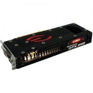 EVGA e-GeForce GTX 295 1.79GB DDR3 896-bit backplate