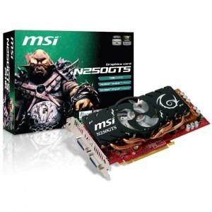 MSI GeForce GTS 250 1GB DDR3 256-bit