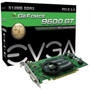 EVGA e-GeForce 9600GT 512 MB DDR3 256-bit Low Power