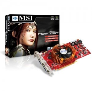MSI GeForce 9600GT OC 512MB DDR3 256-bit game