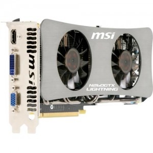 MSI GeForce GTX 260 Lightning Black Edition 1.79GB DDR3 448-bit