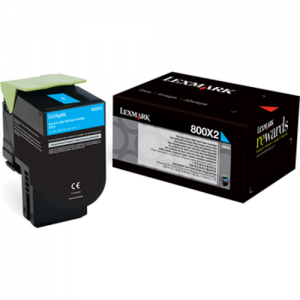 Lexmark Toner 80C0X20 Cyan