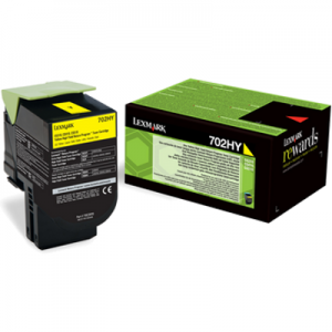 Lexmark Toner 70C2HY0 Yellow Return