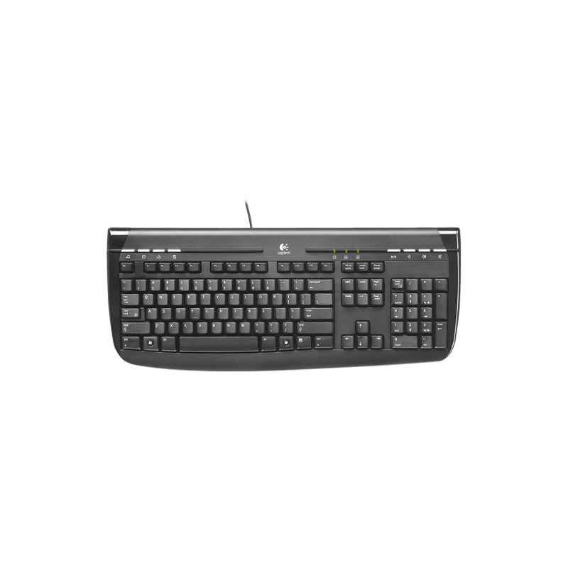 thumbnail image 2 of Logitech Internet 350 Keyboard – Y-UM76A 867771-0403 Black Wired Used 2 of 6