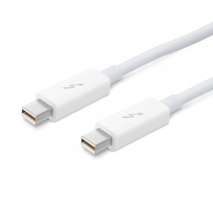Apple Thunderbolt Male - Thunderbolt Male, 2m, alb