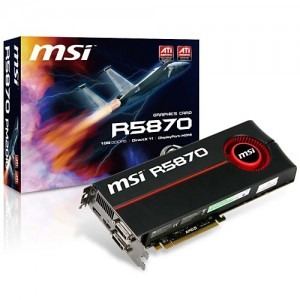 MSI Radeon HD5870 1GB GDDR5 256-bit