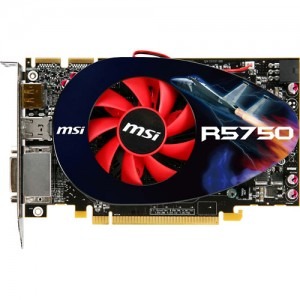 MSI Radeon HD5750 1GB GDDR5 128-bit