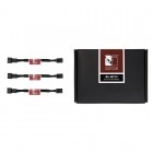 Cablu componente Noctua 3x 3-pin Fan Female - 3x 3-pin Fan Male, negru