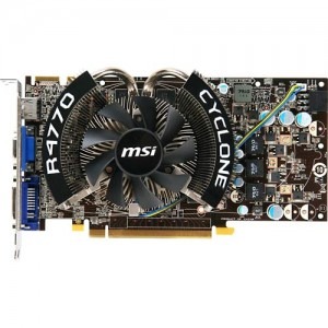 MSI Radeon HD4770 Cyclone 512MB GDDR5 128-bit HDMI