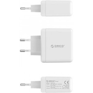 Orico WHC-2U, 2x USB, 15W, White