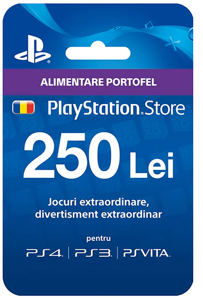 Joc Sony PlayStation Store Card, 250 RON