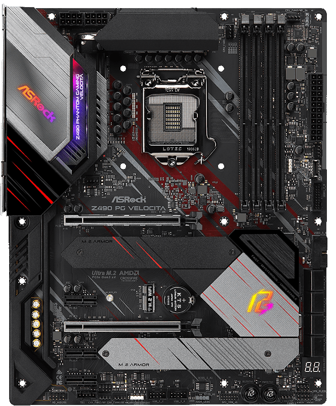 Placa de baza ASRock Z490 PG Velocita