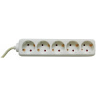 Priza/prelungitor Bachmann Selly 5x Schuko, 1.5m, White
