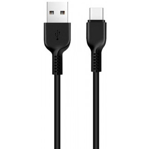 Cablu de date / adaptor Hoco X20 Flash, USB Male la USB-C Male, 2 m, Black