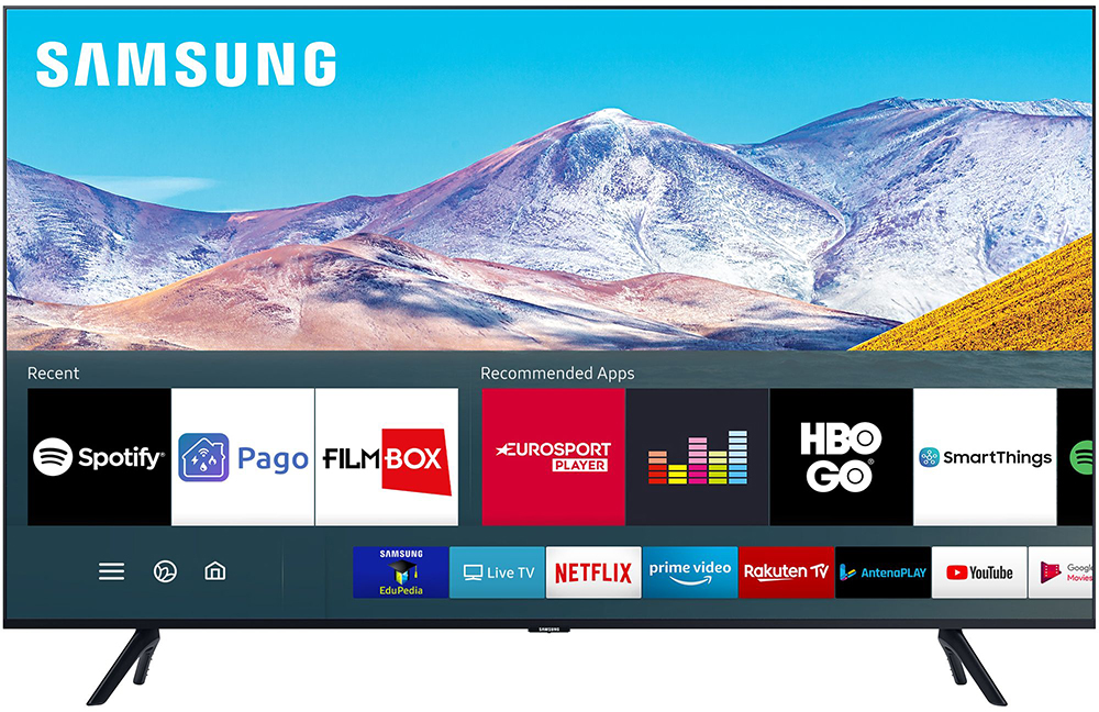 Televizor LED Samsung Smart TV UE43TU8072U Seria TU8072 108cm negru 4K UHD HDR