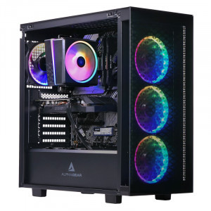 Gaming [AlphaGear] Aeris, Intel i5 11400F 2.6GHz, 16GB DDR4, 1TB SSD, RTX 2060 6GB GDDR6, Iluminare RGB