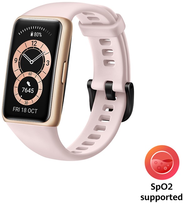 Bratara fitness Huawei Band 6 Pink Sakura