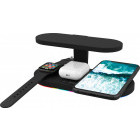 Incarcator wireless Canyon 5-in-1 Wireless Qi Fast charge 15W, Black