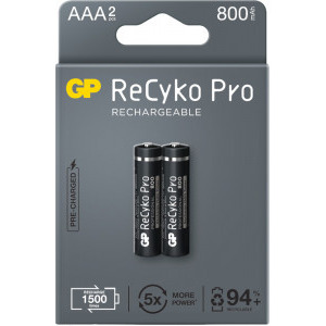 GP Batteries ReCyko Pro AAA 800mAh (R03) 2buc