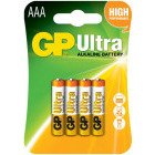 GP Batteries Ultra Alkaline AAA (LR03) 4buc