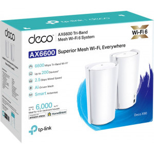 TP-LINK Gigabit Deco X90 Tri-Band WiFi 6 2Pack