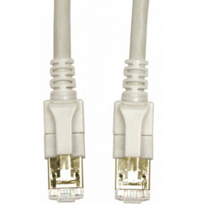 Schrack CAT6a Patch Cable S/FTP cu LED 0.33m gri