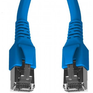 Schrack CAT6a Patch Cable S/FTP 0.5m albastru