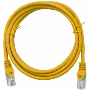 Schrack Cat.5 Patch Cable SF/UTP 0.5m galben