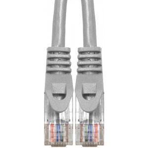 Schrack Cat.5 Patch Cable U/UTP 1m gri