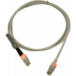 Schrack CAT6 Patch Cable U/UTP cu LED 5m gri
