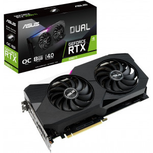 Placa video ASUS GeForce RTX 3060 Ti DUAL O8G LHR 8GB GDDR6 256