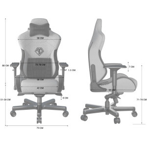 Anda Seat T-Pro 2 XL Negru
