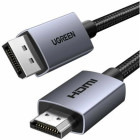 Cablu video Ugreen DP125 DisplayPort Male - HDMI Male, 2 m, Negru