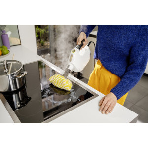 Karcher SC 1 Multi, de curatat cu abur, 1300W, Alb/Negru