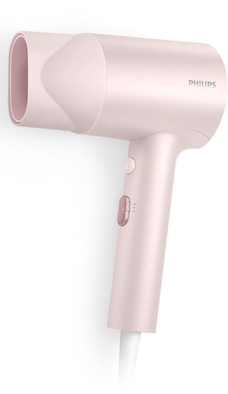 Uscator de par Philips Seria 3000 BHD321/50, 1600W, Roz