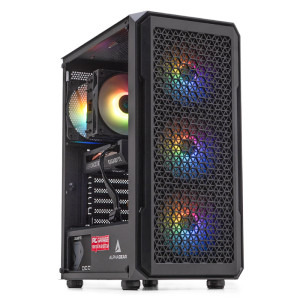 Gaming BALAUR Battle Ready, Intel i5-14400F 2.5GHz, 32GB DDR5, 1TB SSD, RTX 4060 8GB GDDR6, Iluminare RGB, Windows 11 Home