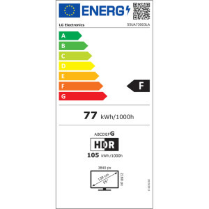 LG Smart TV 55UA73003LA Seria UA73 139cm 4K UHD HDR