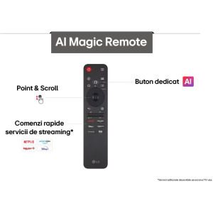 LG Smart TV OLED42C52LA Seria evo AI C5 105cm 4K UHD HDR