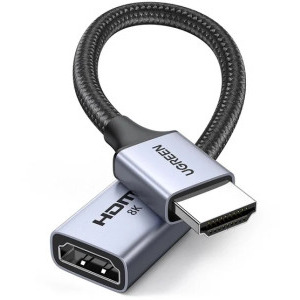 Ugreen HD165 1x HDMI Male - 1x HDMI Female, Argintiu