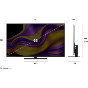 LG Smart TV OLED65G53LS Seria evo AI G5 164cm 4K UHD HDR