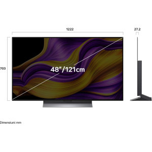 LG Smart TV OLED48G53LS Seria evo AI G5 121cm 4K UHD HDR